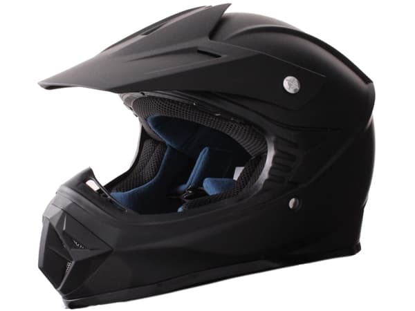 Lasten Crosser kypärä Matt Black koko M
