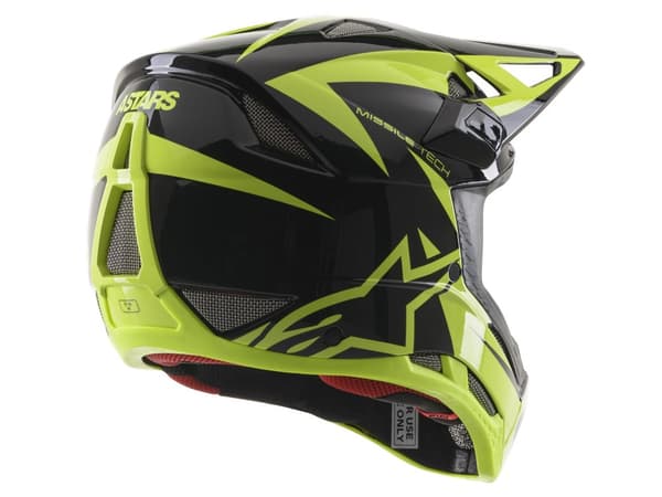 Casca Alpinestars Missile tech Airlift Musta/keltainen Fluo M (57-58 cm)