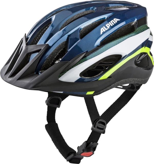 Alpina hjelm MTB 17 mørkeblå-neon 54-58cm