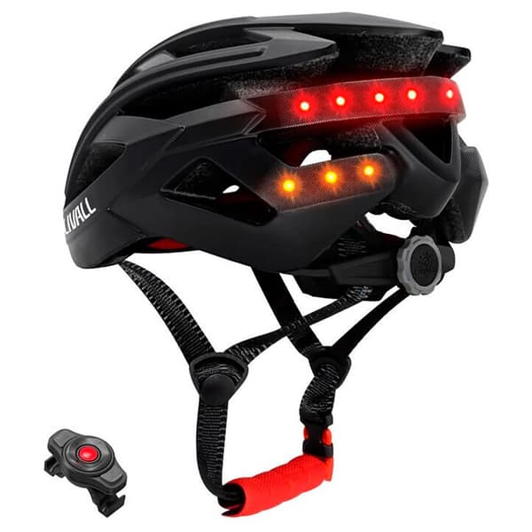 Livall Hjelm Med Bremseadvarsel Og Blinklys Led Bh60se Neo Sort
