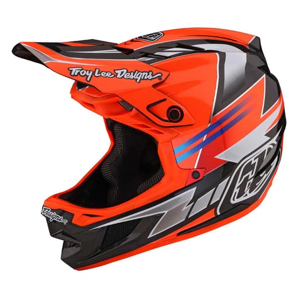 Troy Lee Designs Alamäkeen Kypärä D4 Carbon Mips Punainen M