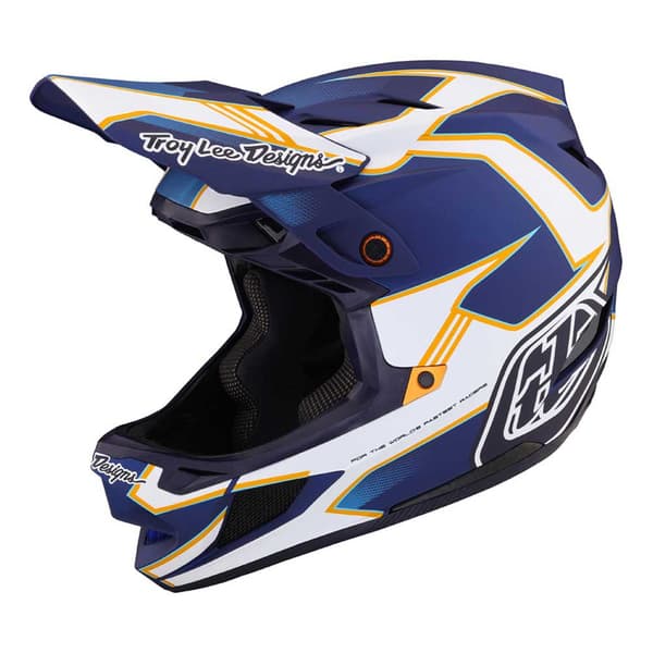 Troy Lee Designs Alamäkeen Kypärä D4 Composite Mips Sininen L