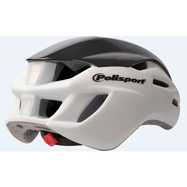 Polisport Bike Hjelm Aero R Hvid,Sort L