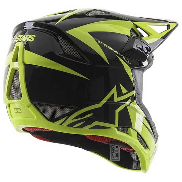 Alpinestars Bicycle Styrthjelm Ned Ad Bakke Missile Tech Grøn,Sort M