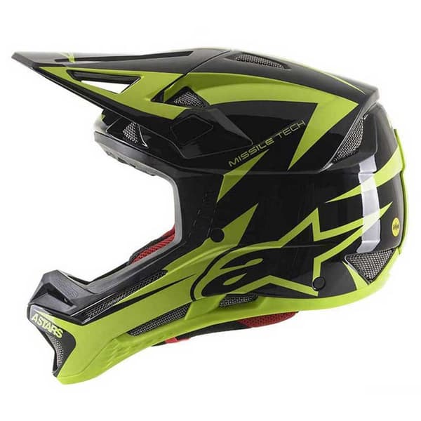 Alpinestars Bicycle Styrthjelm Ned Ad Bakke Missile Tech Grøn,Sort M