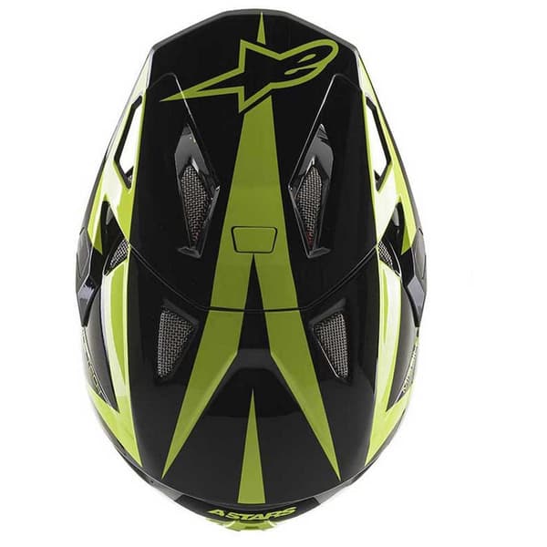 Alpinestars Bicycle Styrthjelm Ned Ad Bakke Missile Tech Grøn,Sort M