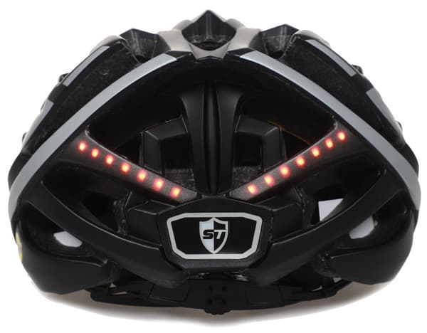 SAFE-TEC Chytrá Bluetooth helma/ Repro/ MIPS/ TYR3 Black-silver XL