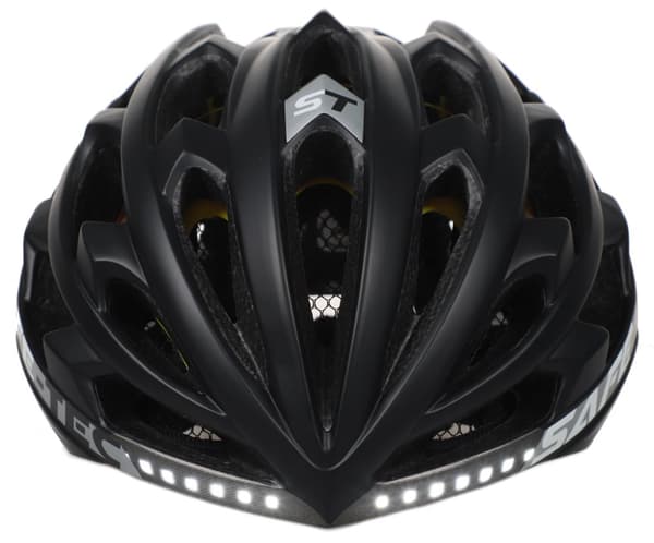 SAFE-TEC Chytrá Bluetooth helma/ Repro/ MIPS/ TYR3 Black-silver XL