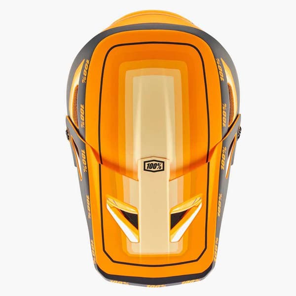 100percent Styrthjelm Ned Ad Bakke Status Orange XL