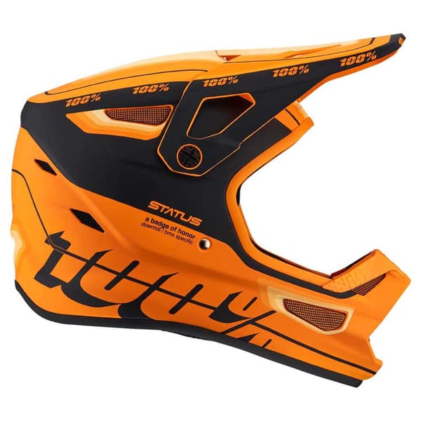 100percent Styrthjelm Ned Ad Bakke Status Orange XL