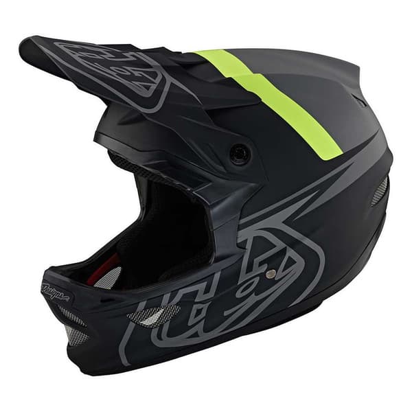 Troy Lee Designs Alamäkeen Kypärä D3 Fiberlite Musta L