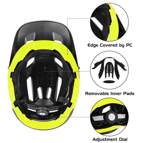B-race Mtb Hjälm Stone Ii In-mold Svart S-M