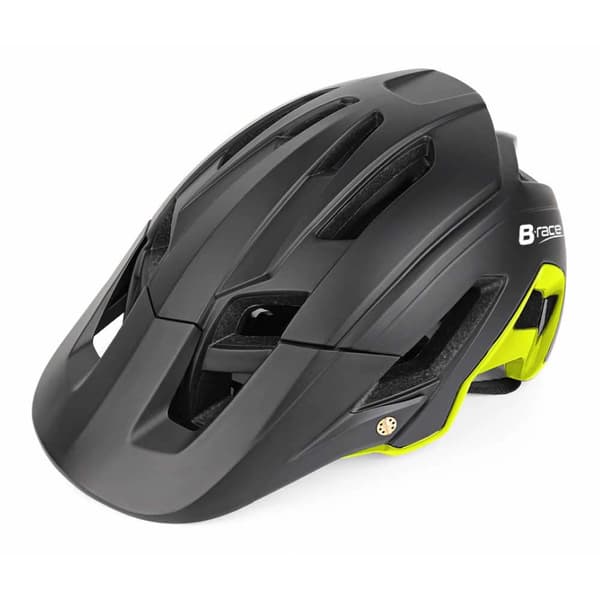 B-race Mtb Hjälm Stone Ii In-mold Svart S-M