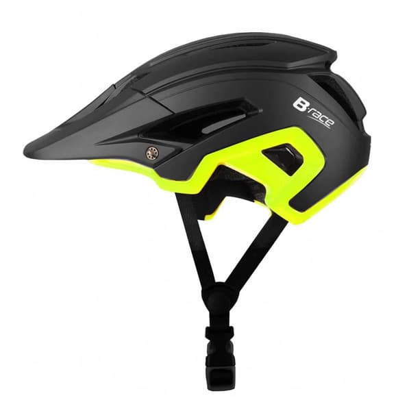 B-race Mtb Hjälm Stone Ii In-mold Svart S-M