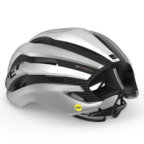 Met Hjälm Trenta 3k Carbon Mips Silver L