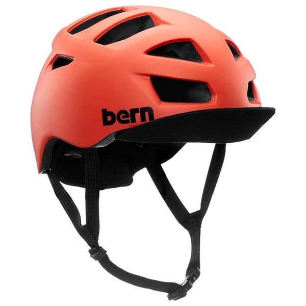 Bern Urban Hjelm Med Vippevisir Allston Orange M