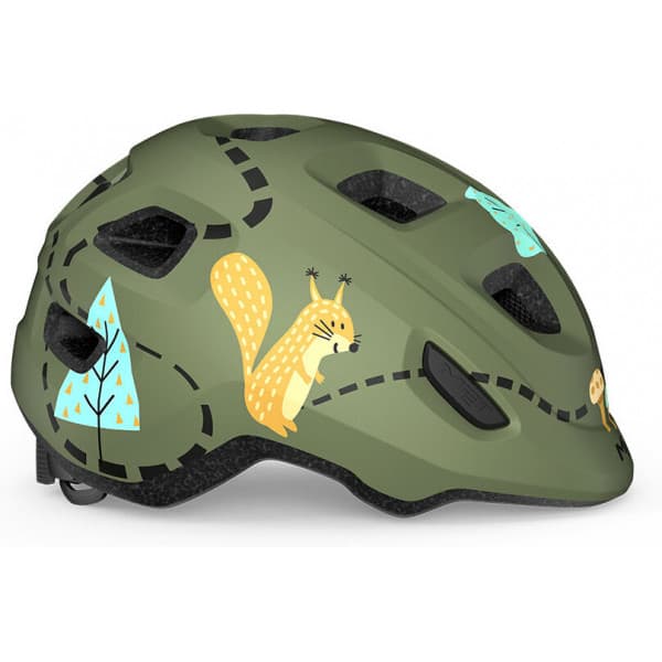 MET Hooray -cykelhjälm, 46-52 cm, grön