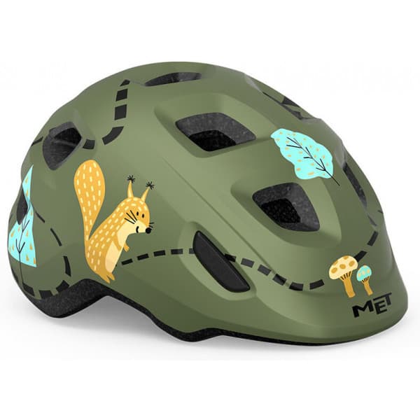MET Hooray -cykelhjälm, 46-52 cm, grön