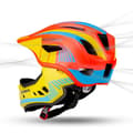 Miniatyrbild 2 av 5: Rockbros Cykelhjälm Med Detachable Visor M - Gul/Orange
