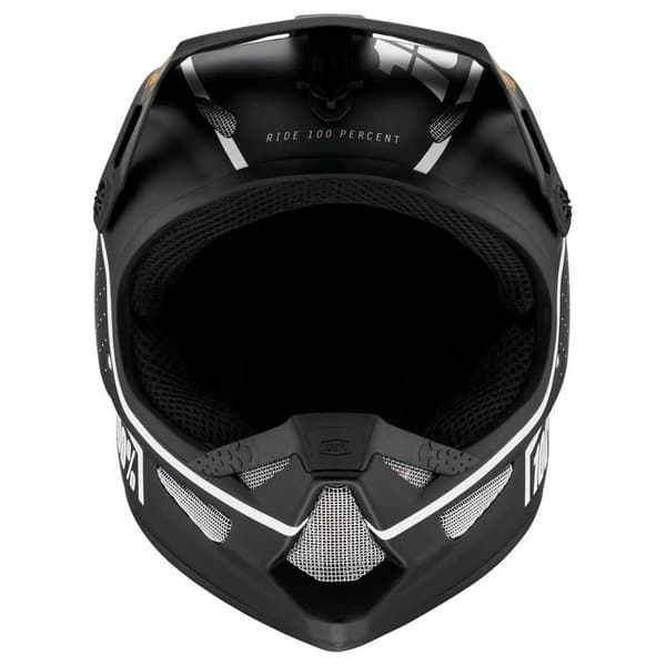 100percent Status Downhillhjelm Sort S