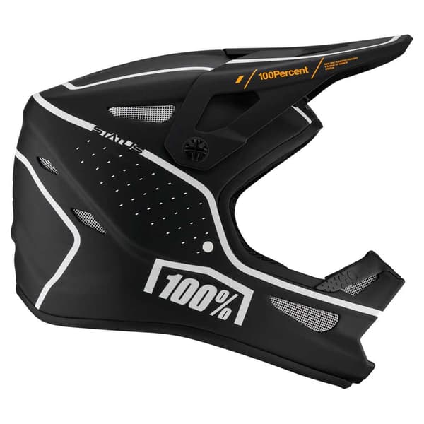 100percent Status Downhillhjelm Sort S