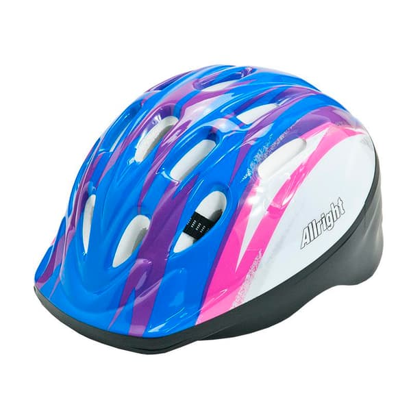 ALLRIGHT JUNIOR rS MV12 CYKELHJELM blå/pink