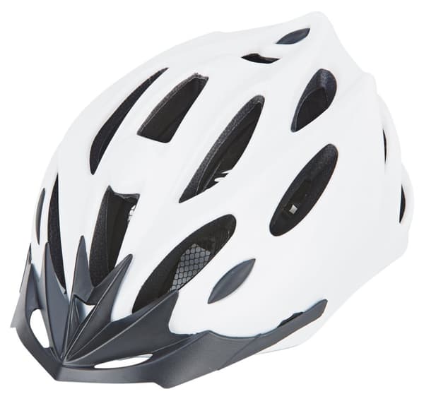Sykkelhjelm 55-58cm hvit