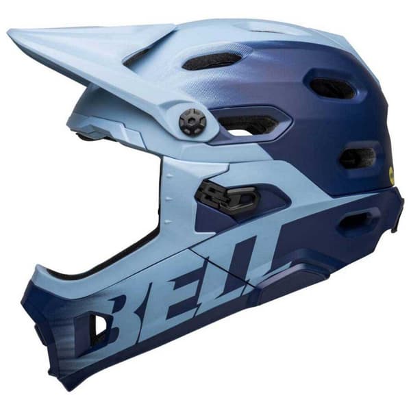 Bell Super Dh Mips Downhillhjälm Blå L