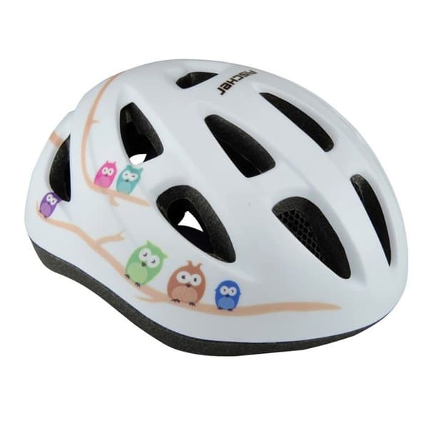 Fischer cykelhjälm - 86106 - Barncykelhjälm - Olika storlekar - Hög säkerhet - Med belysning