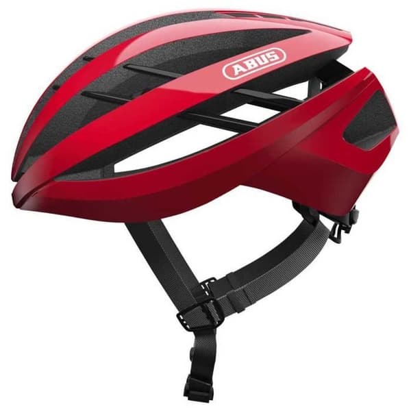 ABUS Aventor Cykelhjälm - Röd - Professionell cykelhjälm - Unisex