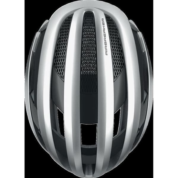 Cykelhjälm för väg - ABUS - Airbreaker - Grå silver - Lätt - Aerodynamisk