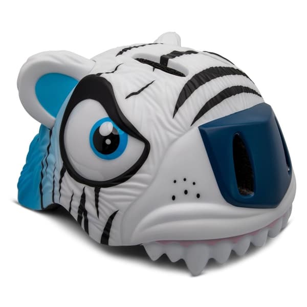 Crazy Safety Tiger polkupyöräkypärä - valkoinen (49-55cm) (100101-03-01)
