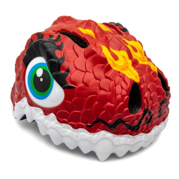 Crazy Safety Dragon Cykelhjälm - Röd (49-55cm) (100201-03-01)