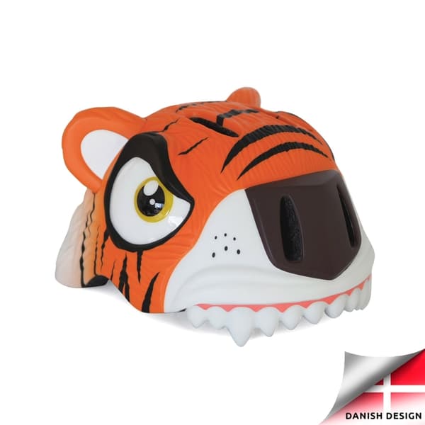 Crazy Safety Tiger sykkelhjelm - oransje (100101-01-01)