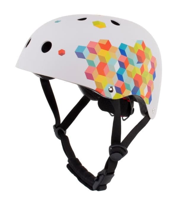 Cykelhjälm för barn M 3-7 år Cubic vit Sun Baby