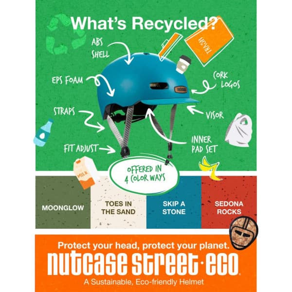 Nutcase Eco-Street Sedona Rocks Mips -cykelhjälm, L