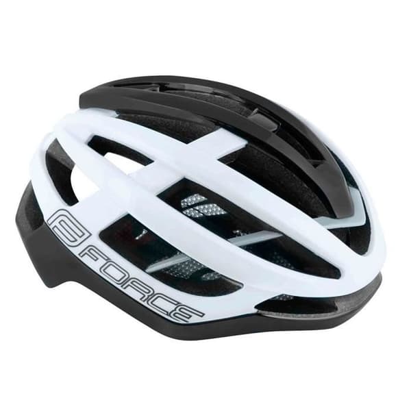 Cykelhjälm FORCE Lynx Vit Svart L-XL - In-Mold-teknologi - 19 ventilationshål - reflexelement