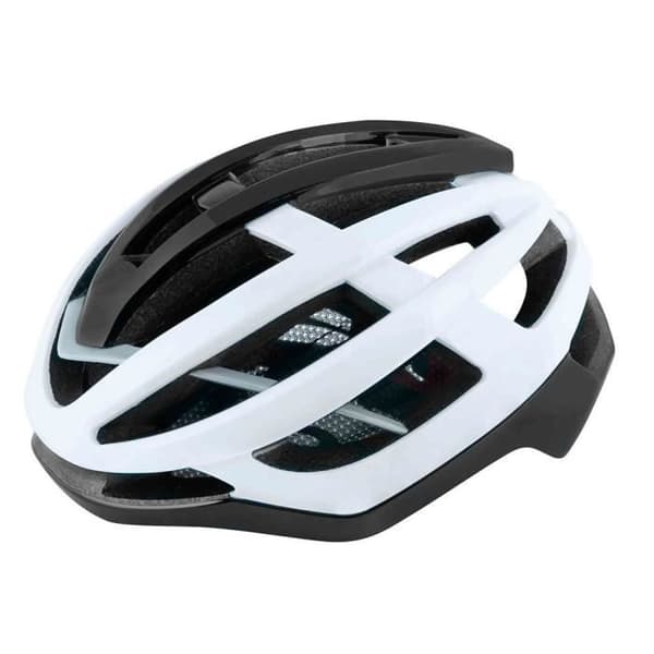 Cykelhjälm FORCE Lynx Vit Svart L-XL - In-Mold-teknologi - 19 ventilationshål - reflexelement
