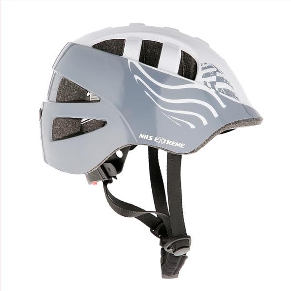 MTW08 GRÅ STØRRELSE XS (47-56CM) BØRNEHJELM NILS EXTREME
