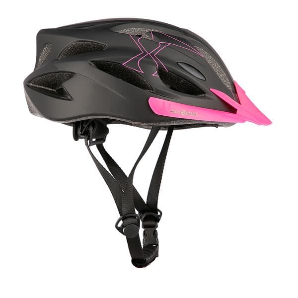 MTW291 SVART OCH ROSA STORLEK L (55-61CM) NILS EXTREME HJÄLM