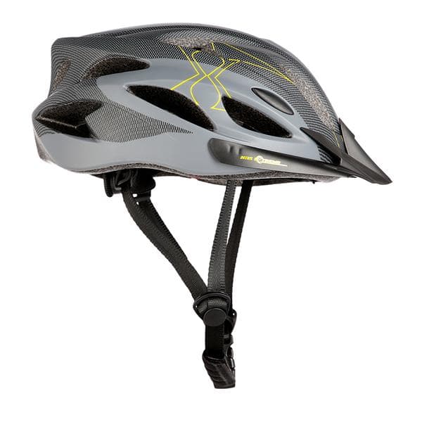 MTW291 GRÅ-SORT STØRRELSE L (55-61CM) NILS EKSTRA HJELM