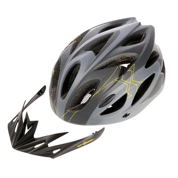 MTW291 GRÅ-SVART STORLEK S (50-59CM) NILS EXTREME HJÄLM