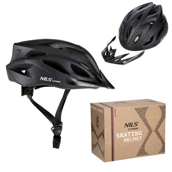 MTW291 SORT HJELM STØRRELSE S (50-59CM) NILS EXTREME