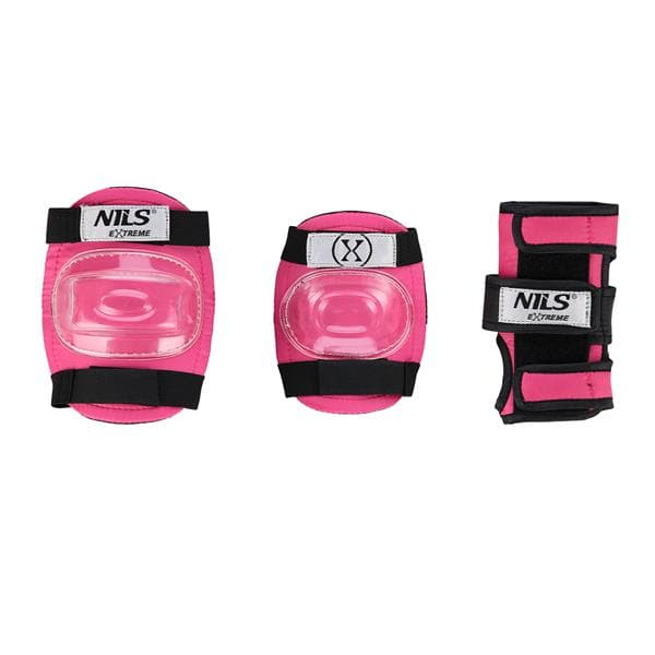 MR290+H230 HJÄLM MED SKYDD SET ROSA STORLEK M NILS EXTREME