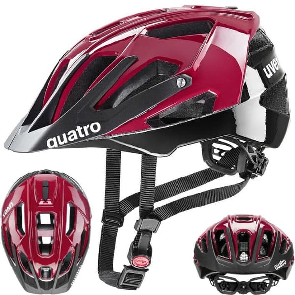 UVEX QUATRO pyöräilykypärä koko 56-61cm MTB punainen