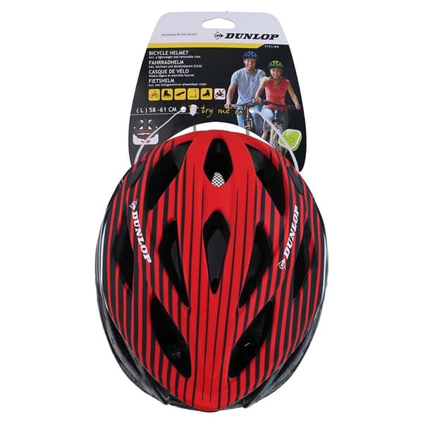 Dunlop-MTBBikeHelmets.L(röd)