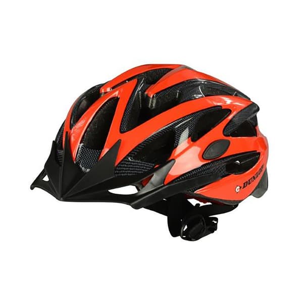 Dunlop-MTB-regleradcykelhjälmr.M55-58cm(röd/svart)