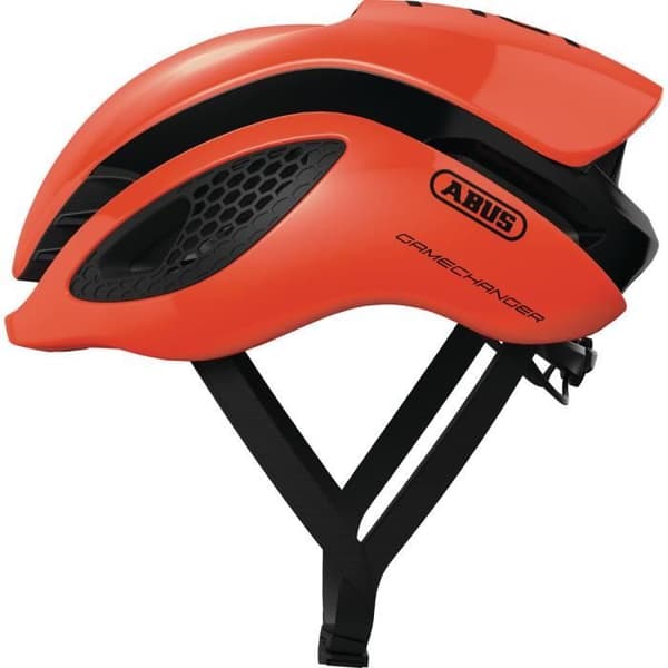 Cykelhjälm - ABUS - Gamechanger - Orange/Svart - Polykarbonat - Vuxen Man