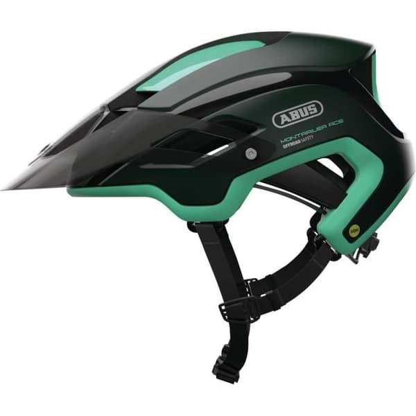 Cykelhjälm MTB - ABUS - monTrailer ACE mips - Grön/Svart - Vuxen - MIPS-skydd
