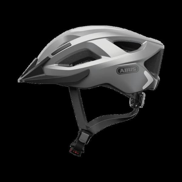 ABUS aduro 2.0 cykelhjälm för vuxna - bländande silverfärg